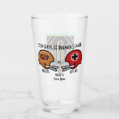 SwagBrag12 Der Rote / Peaky Pint Glass Glas (Vorderseite)
