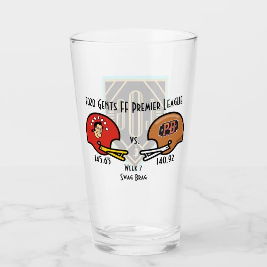 SwagBrag5 FiveDozen / Peaky Pint Glass Glas (Vorderseite)