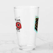 SwagBrag6 Der Rote / Lucky Pint Glass Glas (Links)