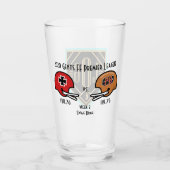 SwagBrag Der Rote / Peaky Pint Glass Glas (Vorderseite)