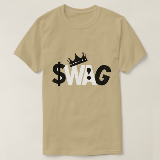 Swagger King schwänzte auf! T-Shirt (Design vorne)