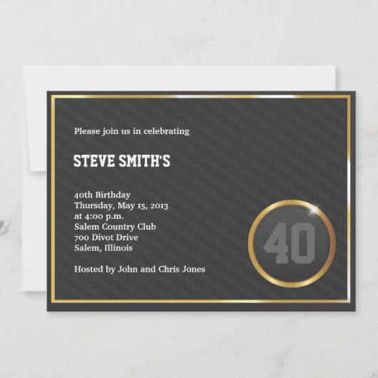 Swagger-Party Einladung (Vorderseite)