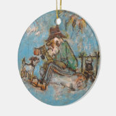 Swaggie's Aussie Bush Weihnachten Keramikornament (Links)