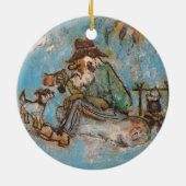 Swaggie's Aussie Bush Weihnachten Keramikornament (Hinten)