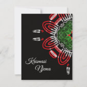 Swahili Christmas Feiertagskarte (Vorderseite)