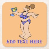 Swain Anzug Woman , add text, Untersetzer (Vorderseite)