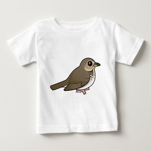 Swainson-Thrush Baby T-shirt (Vorderseite)
