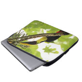 Swainson Toucan Exotic Bird Laptopschutzhülle (Vorne Knopf)