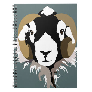 Swaledale-Schaf Notizblock