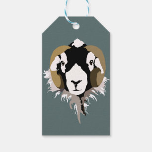 SWaledale-Schafskopf Geschenkanhänger