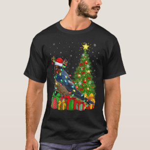 Swallow Bird Xmas Weihnachtsfeiertag Weihnachten T-Shirt