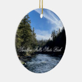 Swallow Falls Staat Park 2023 Keramik Ornament (Rechts)