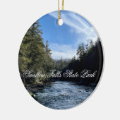 Swallow Falls Staat Park 2023 Keramik Ornament (Links)