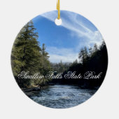 Swallow Falls Staat Park 2023 Keramik Ornament (Hinten)