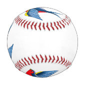 Swallow Red Blue Tattoo Baseball (Rückseite)