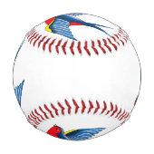 Swallow Red Blue Tattoo Baseball (Vorderseite)