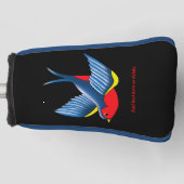 Swallow Red Blue Tattoo Golf Headcover (Vorderseite)