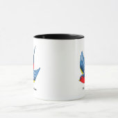 Swallow Red Blue Tattoo Tasse (Zentrum)
