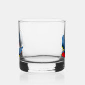 Swallow Red Blue Tattoo Whiskyglas (Links)