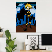 Swallow Superhero Poster (Heimbüro)