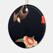 Swallow und Camellia (1900) von Ito Jakuchu Keramik Ornament (Links)