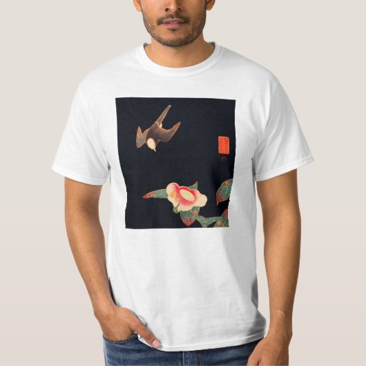 Swallow und Camellia (1900) von Ito Jakuchu T-Shirt (Vorderseite)