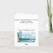 Swallows & Peach Blossoms Frische Pasta machen Karte (Rückseite)