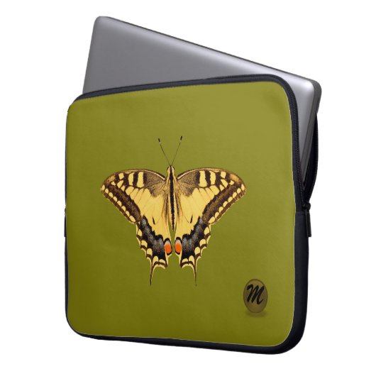 Swallowtail Butterfly Laptop Sleeve (Vorderseite Links)