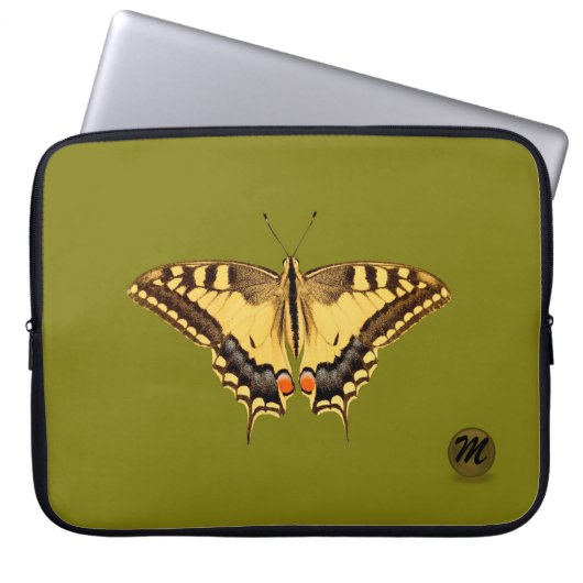 Swallowtail Butterfly Laptop Sleeve (Vorderseite)