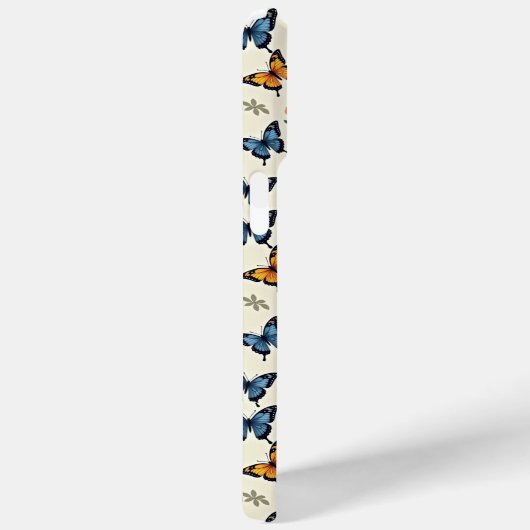 Swallowtail Butterfly Pattern iPhone/iPad Case (Rückseite / Rechts)