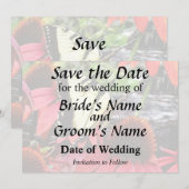 Swallowtail on Red Coneflower Save The Date (Vorne/Hinten)