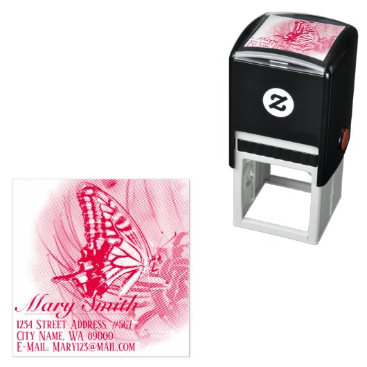 Swallowtail Permastempel (Beispiel)