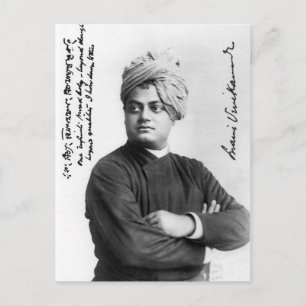 Swami Vivekanada in America 1893 Vintag Post Postkarte