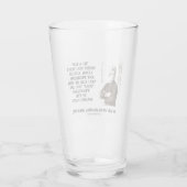 Swami Vivekananda auf dem falschen Weg Glas (Rückseite)