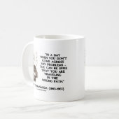 Swami Vivekananda, der in falschen Weg reist Kaffeetasse (Vorderseite Links)