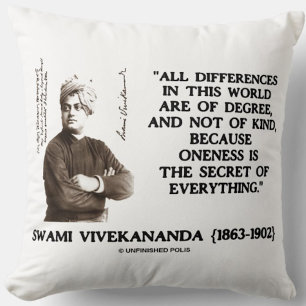 Swami Vivekananda Einheitsgeheimnis von allem Kissen