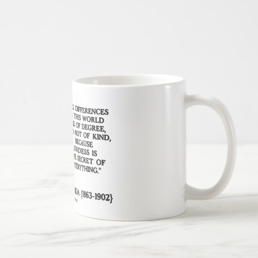 Swami Vivekananda Einssein-Geheimnis von alles Kaffeetasse (Rechts)