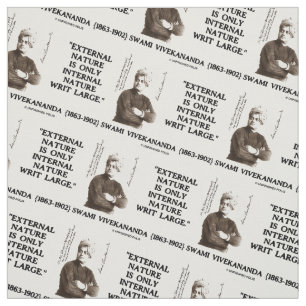 Swami Vivekananda Externe Natur Innere Natur Stoff