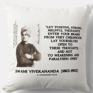 Swami Vivekananda Positive starke hilfreiche Gedan Kissen