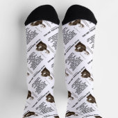 Swami Vivekananda Positive starke hilfreiche Gedan Socken (Oben)