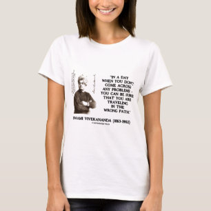 Swami Vivekananda reist auf einem falschen Weg T-Shirt