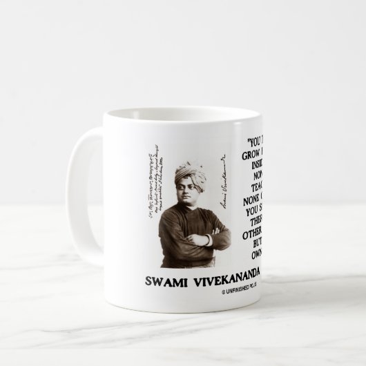 Swami Vivekananda wachsen vom Innere - besitzen Kaffeetasse (Vorderseite Links)