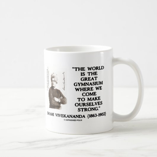 Swami Vivekananda World Great Gymnasium Strong Kaffeetasse (Rechts)