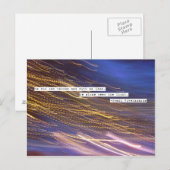 Swami Vivekananda Zitat Postkarte (Vorne/Hinten)