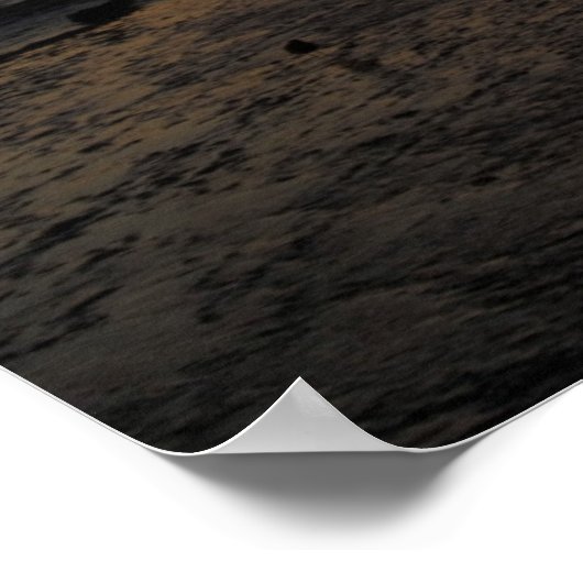 Swamis Sonnenuntergang Poster (Ecke)