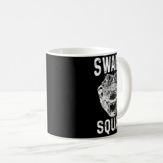 Swamp Alligator Squad Reptile Gator Lovers Funny Kaffeetasse (VorderseiteRechts)
