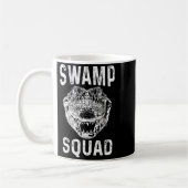 Swamp Alligator Squad Reptile Gator Lovers Funny Kaffeetasse (Links)