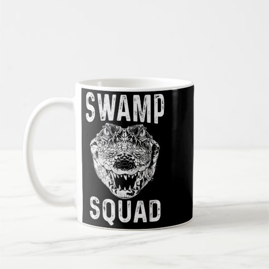 Swamp Alligator Squad Reptile Gator Lovers Funny  Kaffeetasse (Links)
