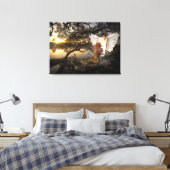 Swamp Angel canvas reproduction Leinwanddruck (Insitu (Schlafzimmer))