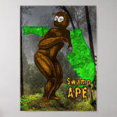 Swamp Ape Print Poster (Vorne)